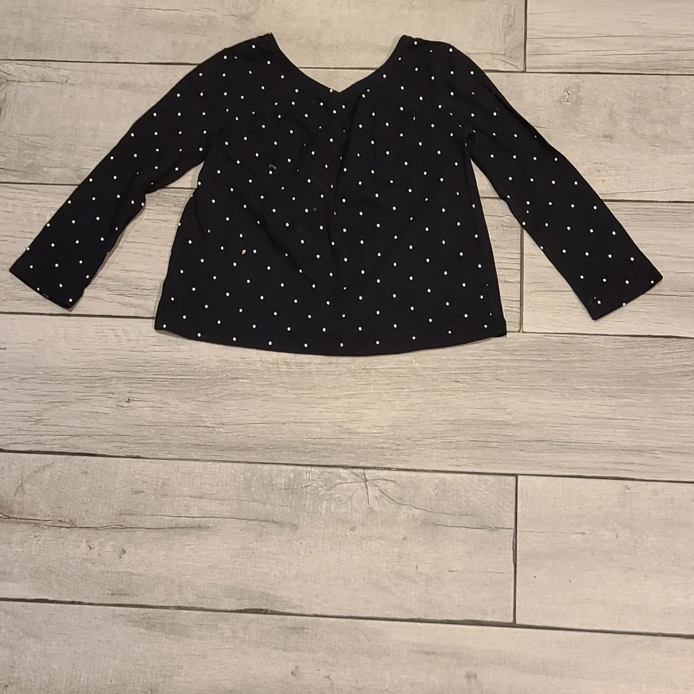 🍦Gap kids polka dot long sleeve tee🪅